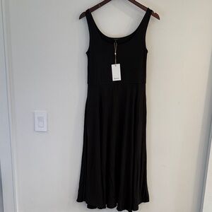 Quince Tencel Jersey Fit & Flare Dress